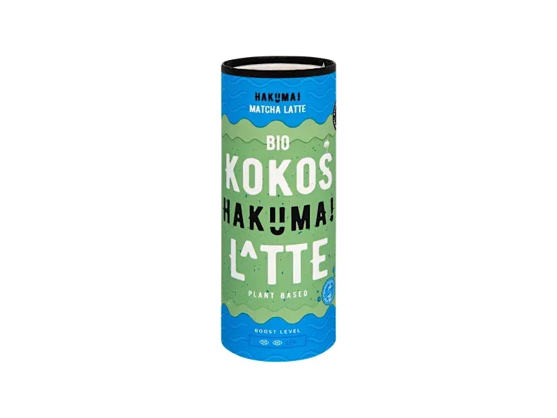 HAKUMA Bio Kokos Latte - Kókusztejes zabital Matchával 235ml
