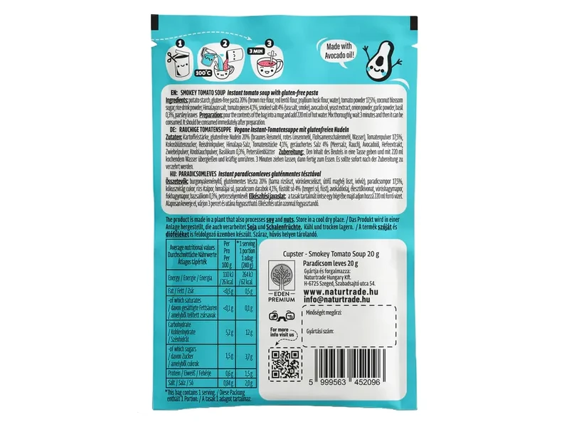 Cupster Instant Paradicsomleves 20 g