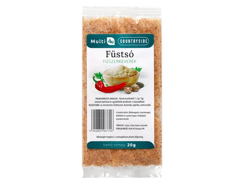 Multi 4U Countryside füstsó fűszerkeverék 20g