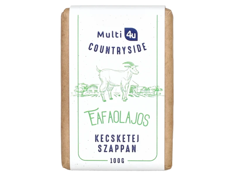 Multi 4U Countryside kecsketej szappan teafa olajjal 100g