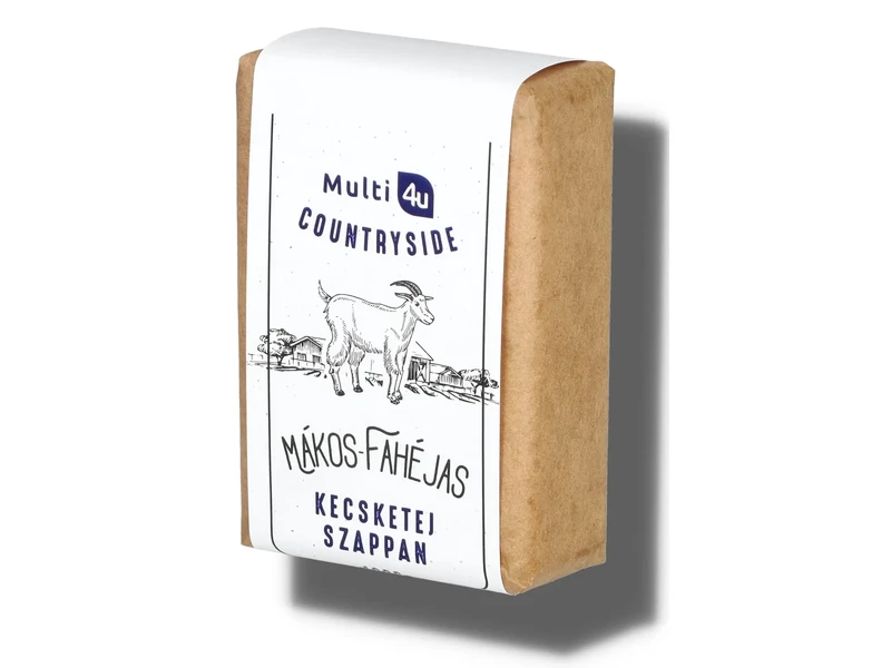 Multi 4U Countryside Mákos-Fahéjas kecsketej szappan 100g
