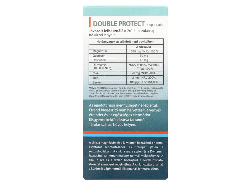 Double Protect étrend-kiegészítő kapszula 2x30 db