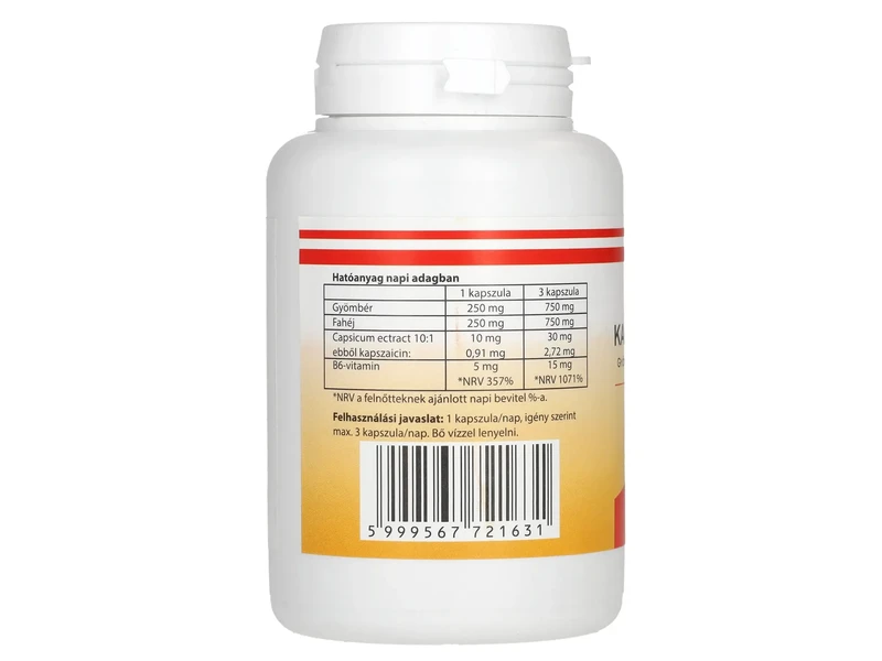 Kapszaicin 100db kapszula