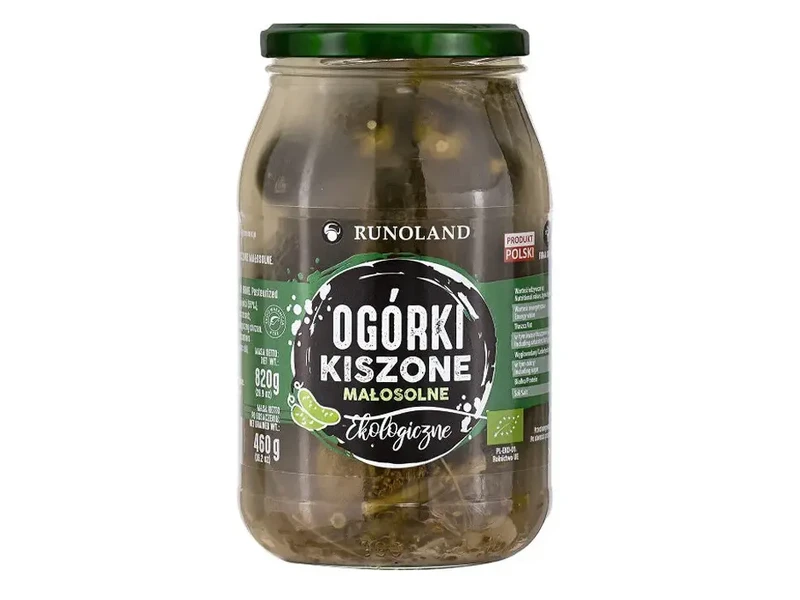Runoland bio kovászos uborka 460/820g