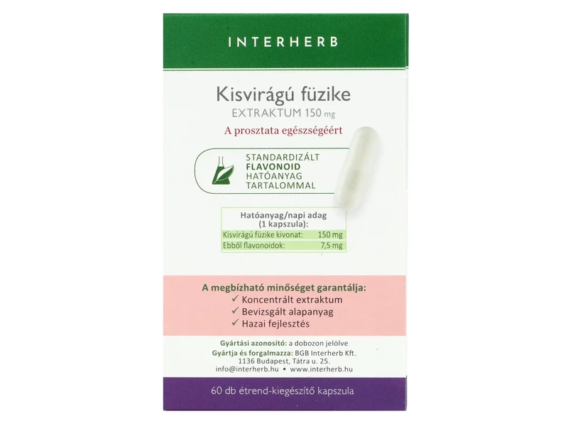 Interherb NAPI1 Kisvirágú füzike Extraktum 60db