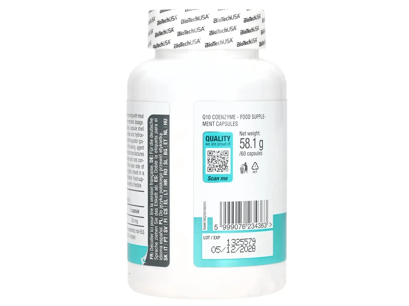 BT Q10 Coenzyme 60db 100mg