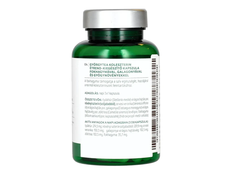 Györgytea Koleszterin kapszula 60db