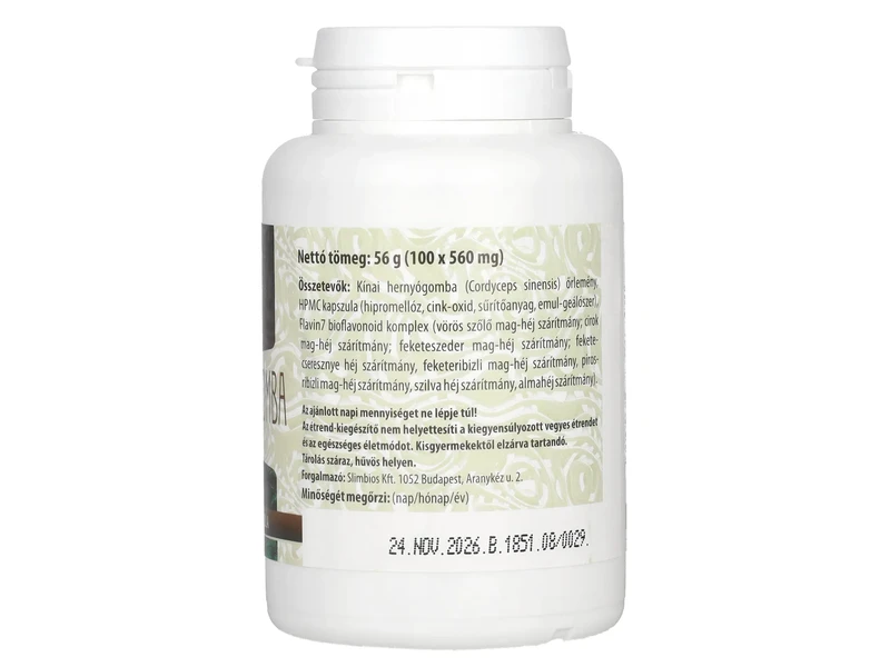 Myco Crystal Kínai hernyógomba 100db