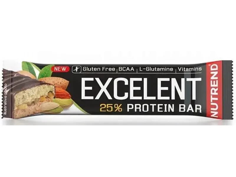 Nutrend Excelent protein szelet 25% Mandula - Pisztácia 85 g
