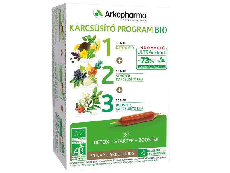 Arkofluids Bio Karcsúsító program 30db ampulla