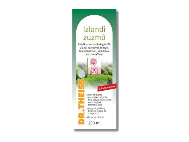Dr. Theiss Izlandi zuzmó Folyékony étrend-kiegészítő 250 ml