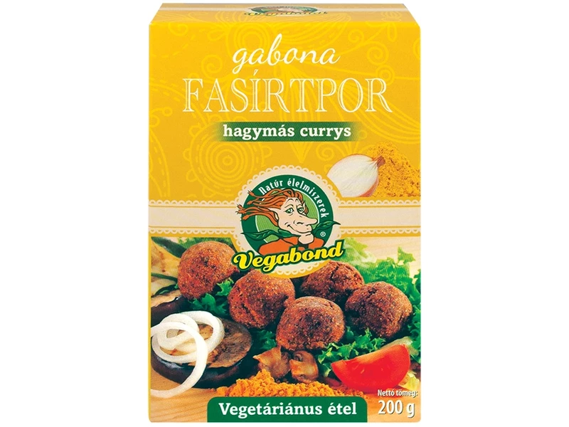Fasírtpor hagyma-curry 0,2kg VegaBond