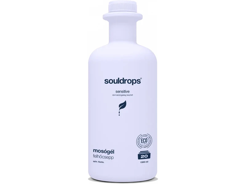 Souldrops Szenzitív Mosógél Felhőcsepp 20 mosás 1300 ml