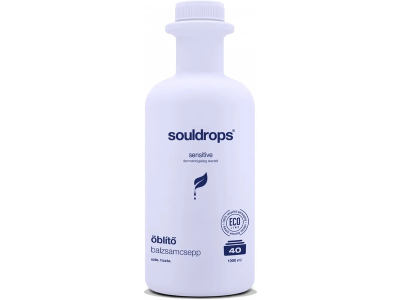 Souldrops Balzsamcsepp Öblítő Szenzitív 40 mosás 1000 ml