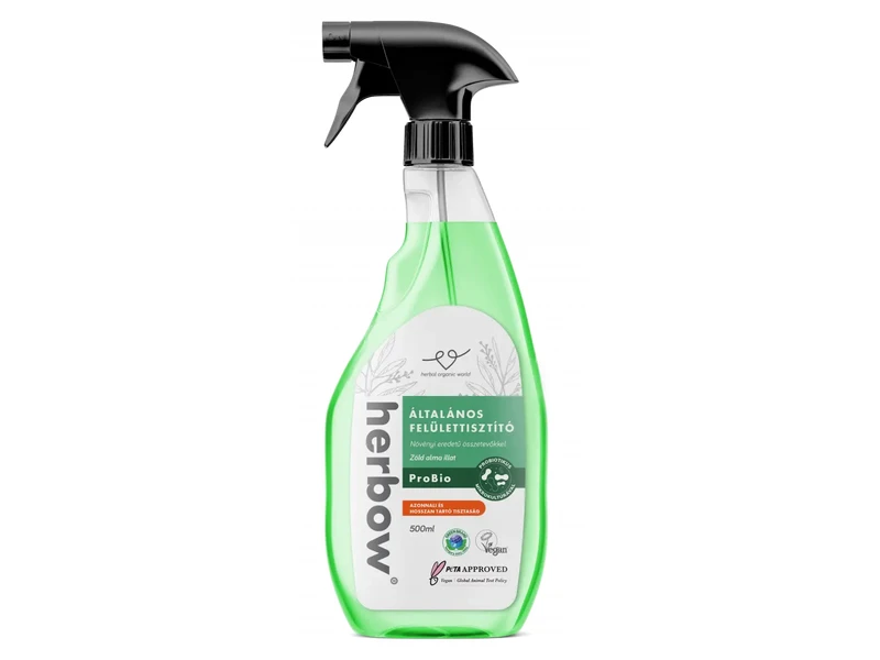 Herbow Általános felülettisztító Probiotikus Spray zöld alma illattal 500 ml