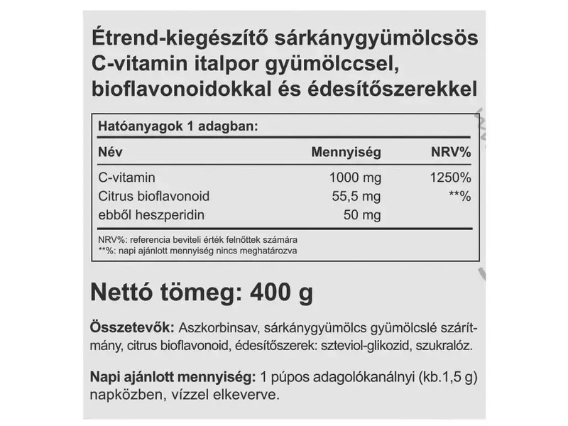 VK Instant Supreme C-1000 erdei 400 g