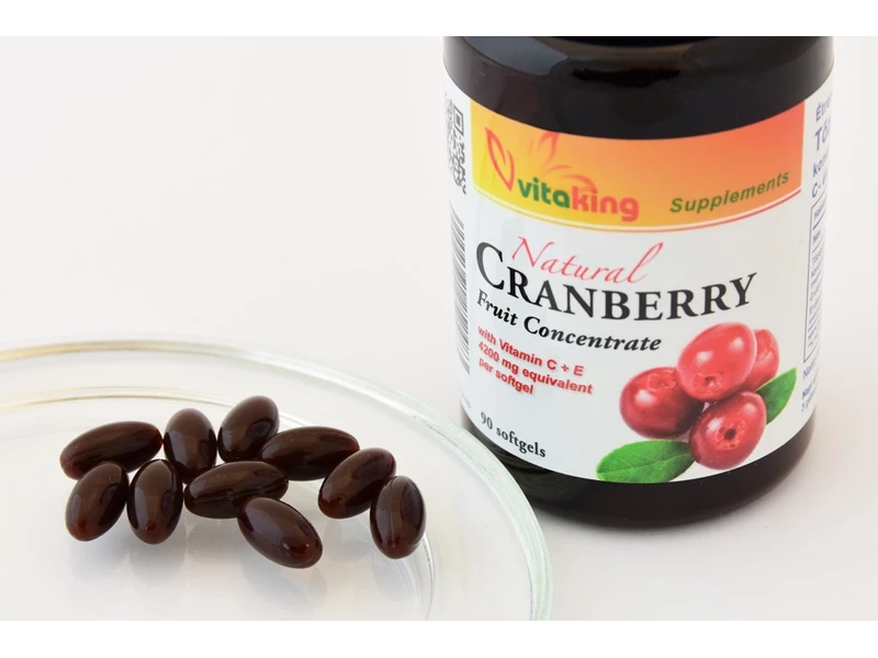 VK Cranberry Tőzeg Áfonya C és E vitaminnal 90db