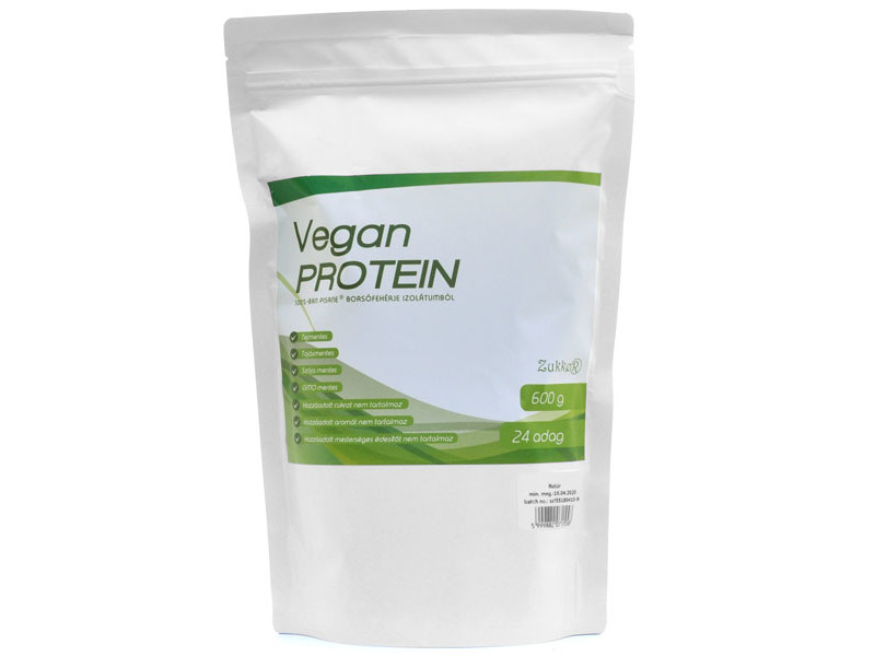 Zukker Vegan Protein borsófehérje natúr ízű 600 g