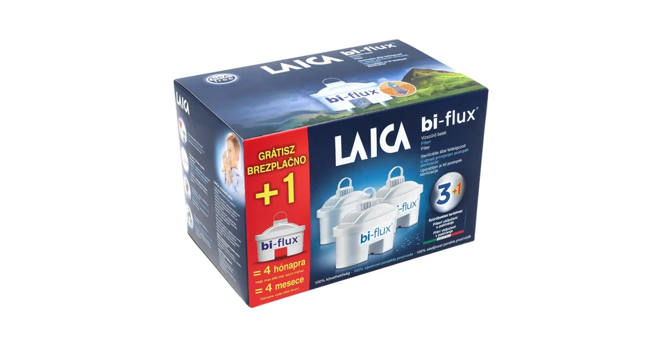 LAICA Bi-flux univerzális vízszűrő betét – 3+1 db - Multi-vitamin